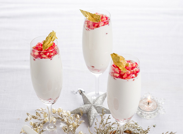 Vamos brindar o Ano Novo com Mousse de Champagne. Confira a receita!